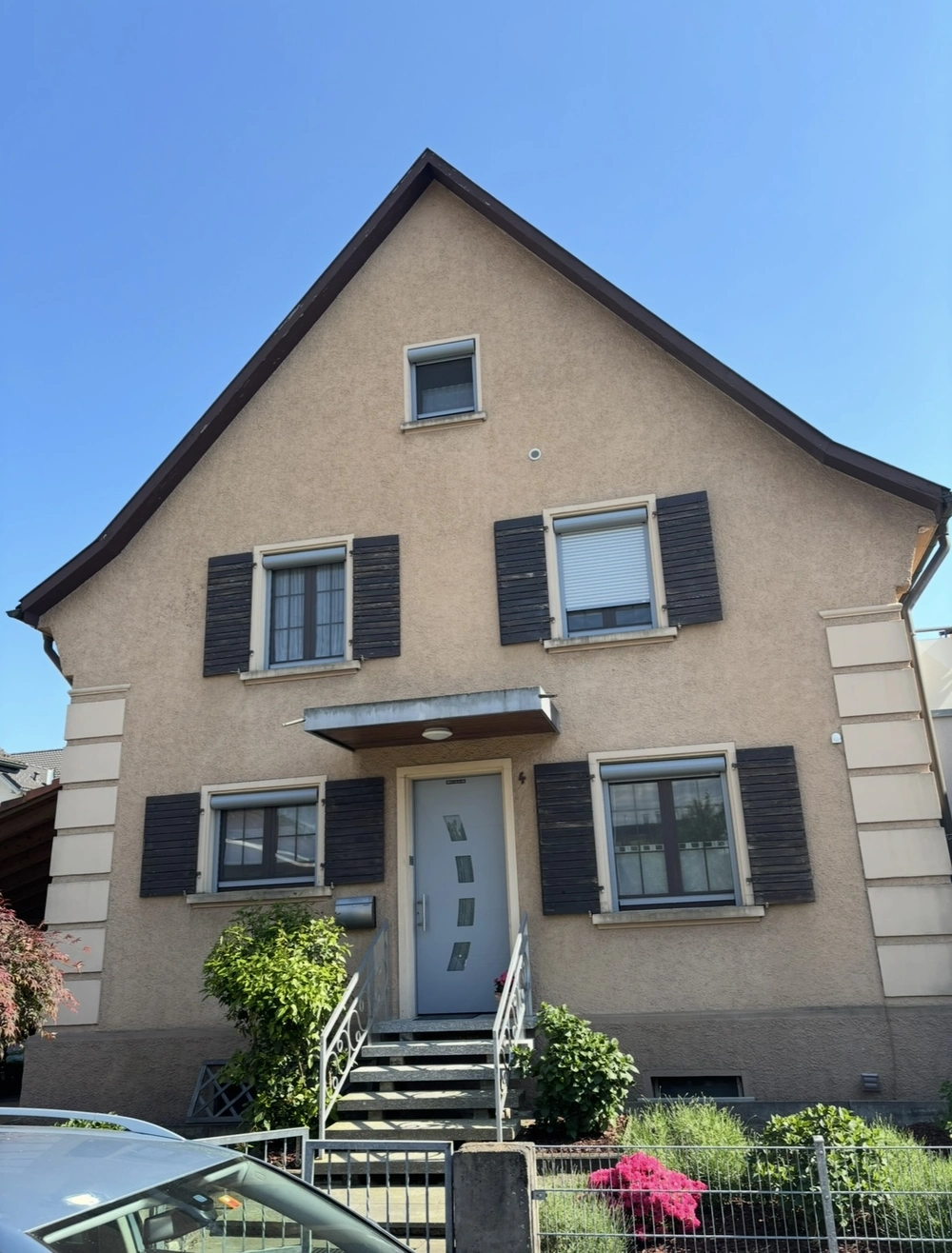 Vorher: Fassade vor der Ausführung